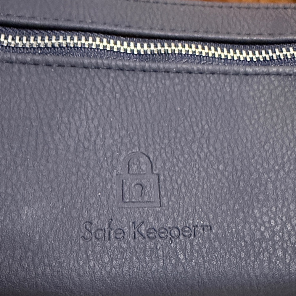 Safe Keeper Navy Blue Wallet